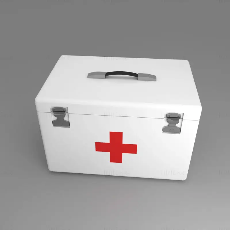 3D model of medical box