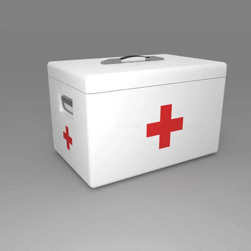 3D model of medical box