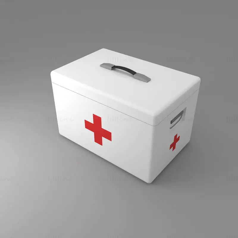 3D model of medical box