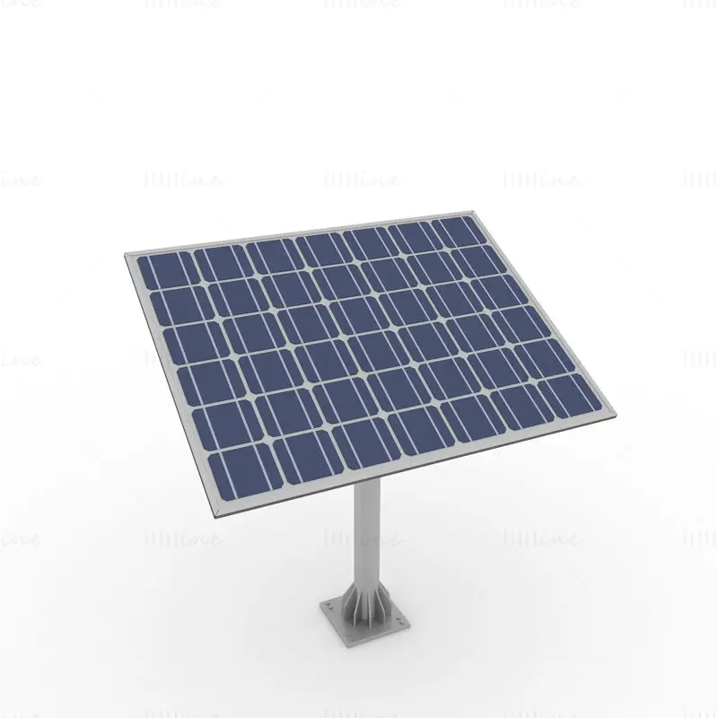 3D model of solar panels