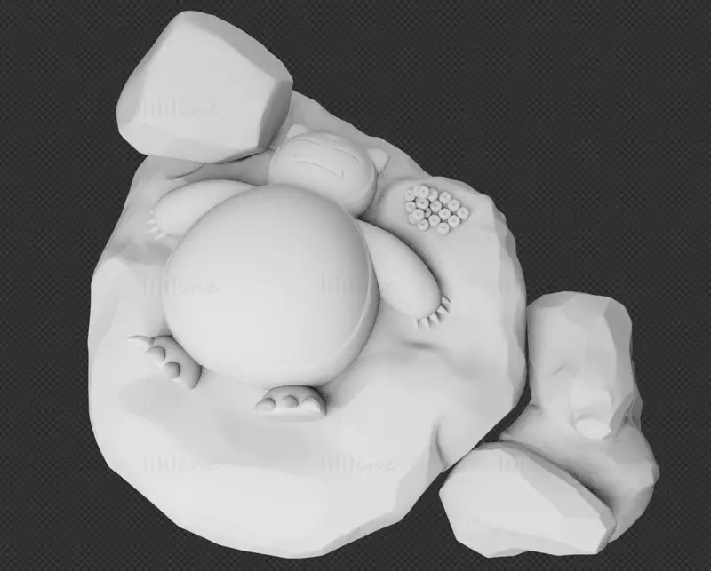 Snorlax 3D printing model STL