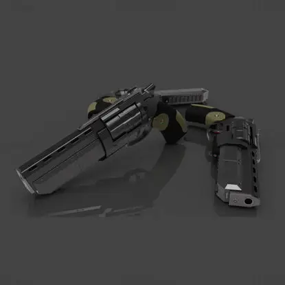 3DWB Revolver 3D Baskı Modeli STL