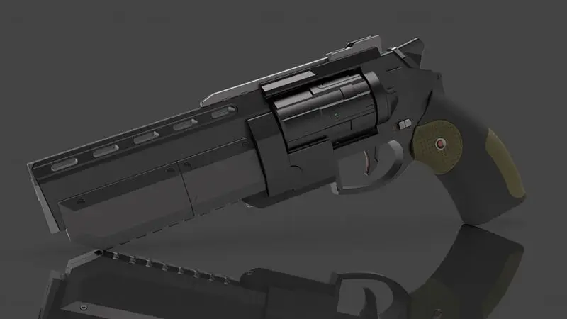 3DWB Revolver 3D-Druckmodell STL