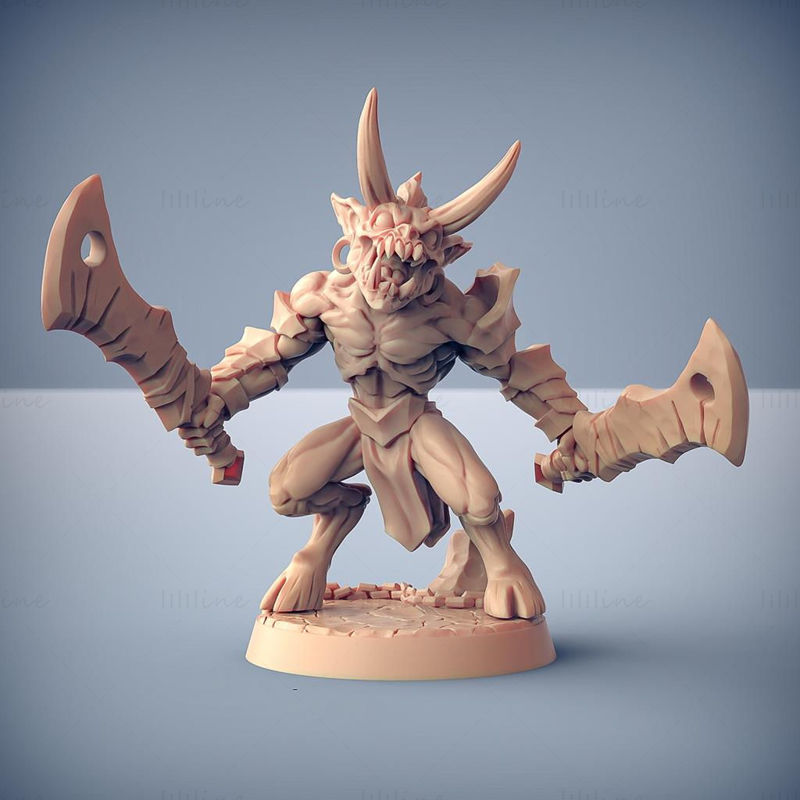 4 Modular Abyss Gruntlings Modelo de impresión 3D STL