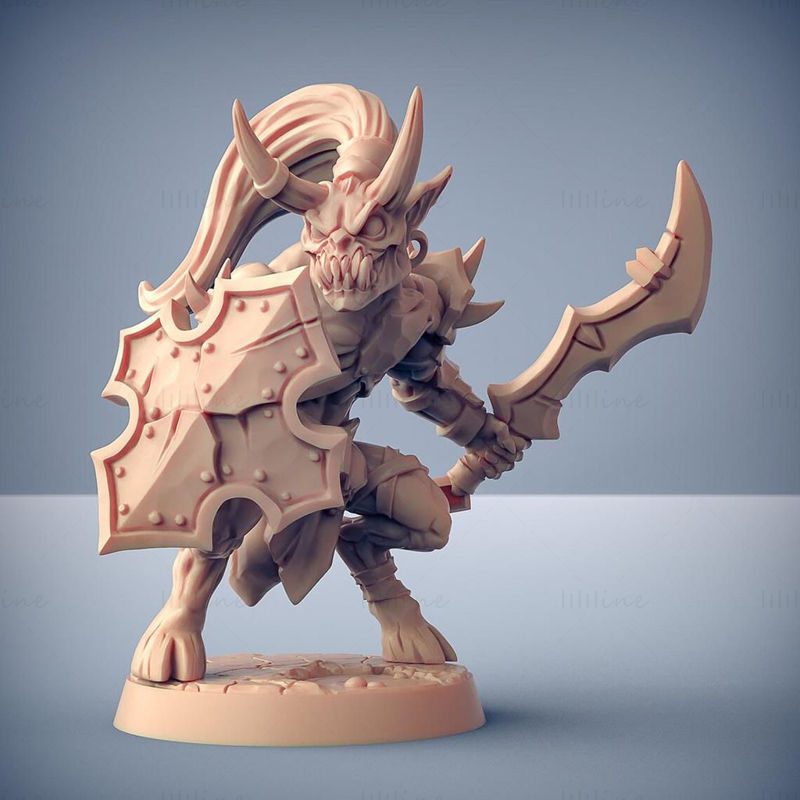 4 Modular Abyss Gruntlings 3D Printing Model STL