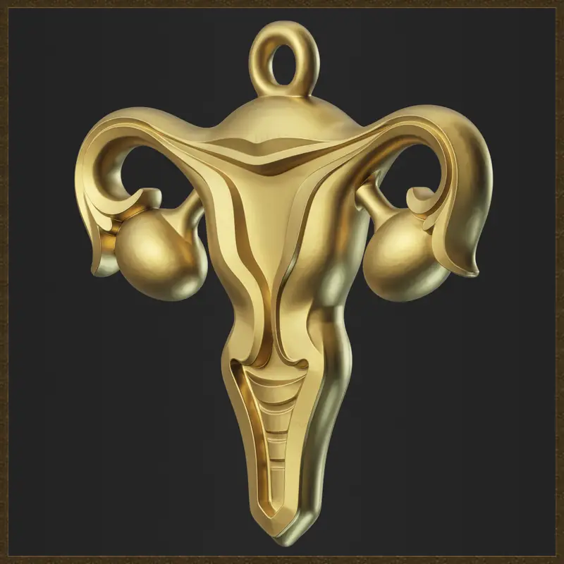 Abstraktni ženski simbol nakita, 3D-tiskalni model