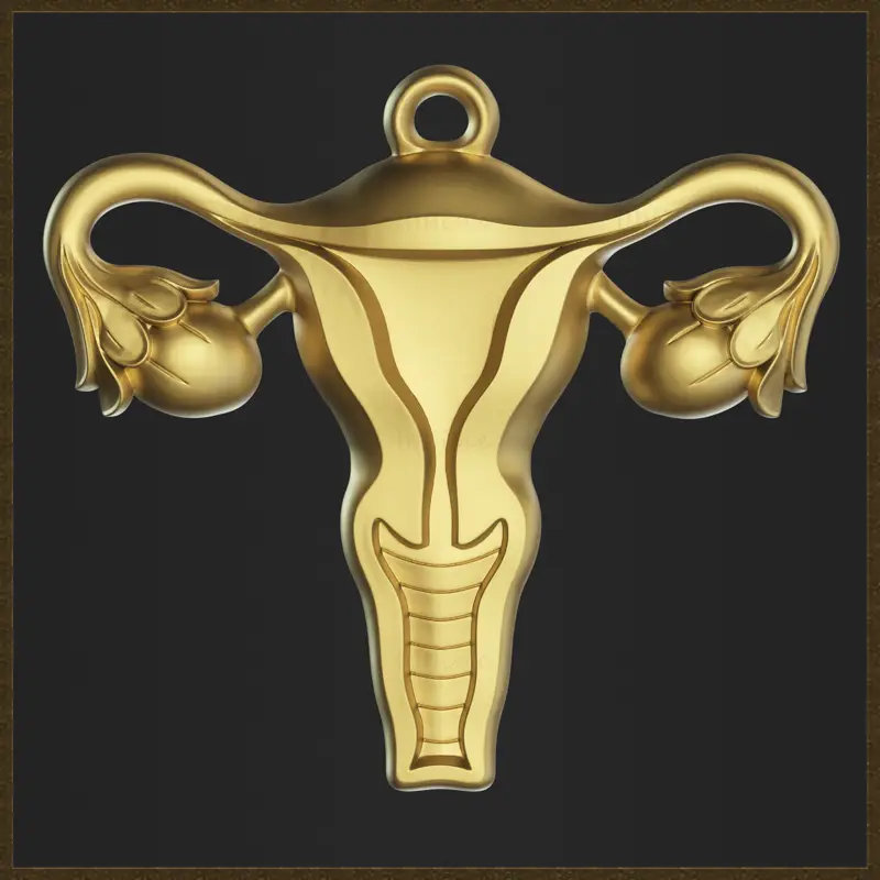 抽象女性符号珠宝设计3D打印模型