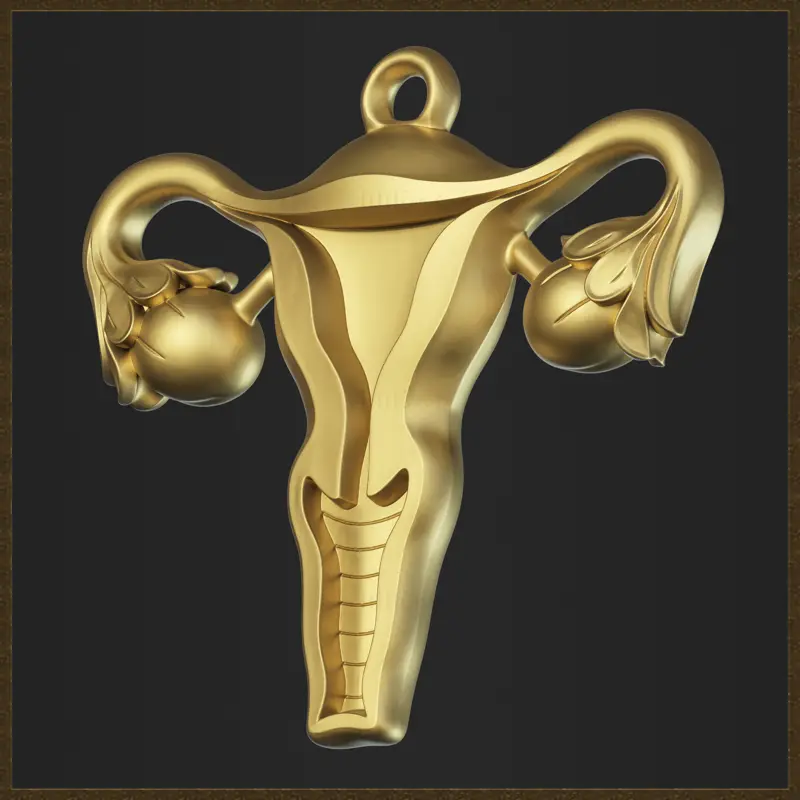 抽象女性符号珠宝设计3D打印模型