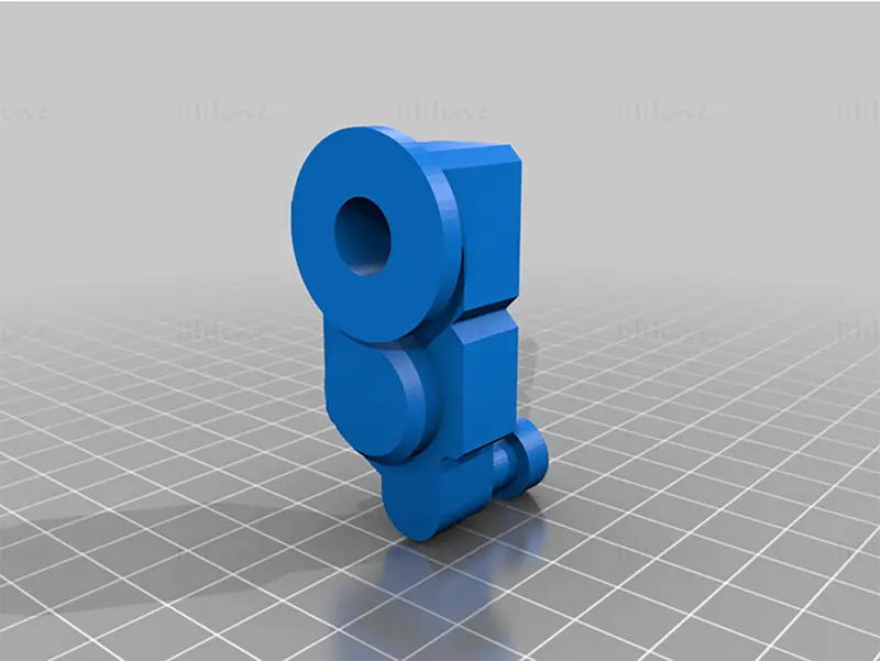 Aas van schoppen handkanon 3D-printmodel STL