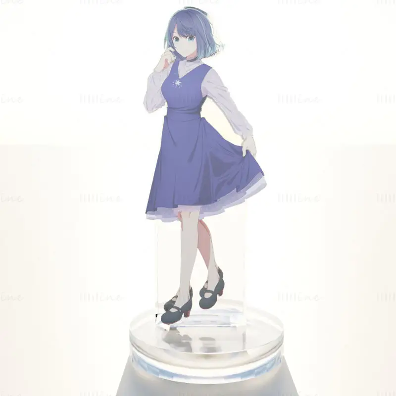 Suporte de acrílico Akane Kurokawa - Oshi no Ko Modelo de impressão 3D