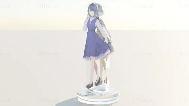 Acrylstandaard Akane Kurokawa - Oshi no Ko 3D-printmodel