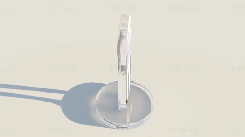 Акриловая подставка Aqua Hoshino - Оши но Ко 3D модель