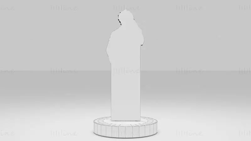 Acrylic Stand Aqua Hoshino - Oshi no Ko 3D Model