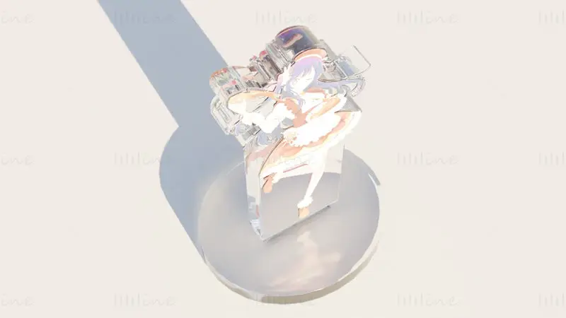 Акриловая подставка Hoshino Ai Valentine Visual - Oshi no Ko
