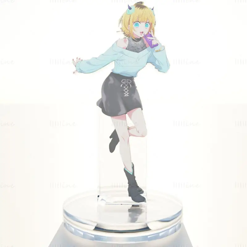 Акрилна стойка Mem-Cho - Модел за 3D печат Oshi no Ko