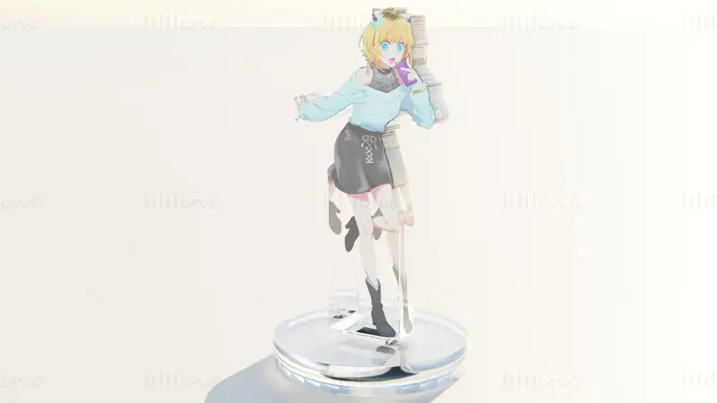 Acrylstandaard Mem-Cho - Oshi no Ko 3D-printmodel