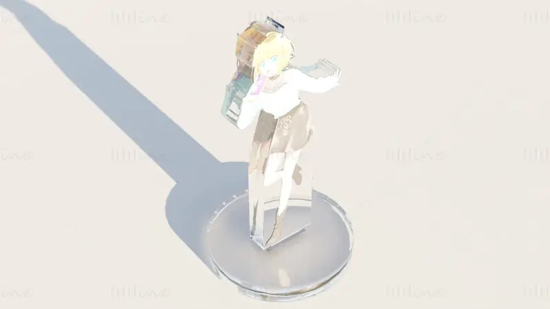 Akrylstativ Mem-Cho - Oshi no Ko 3D-utskriftsmodell