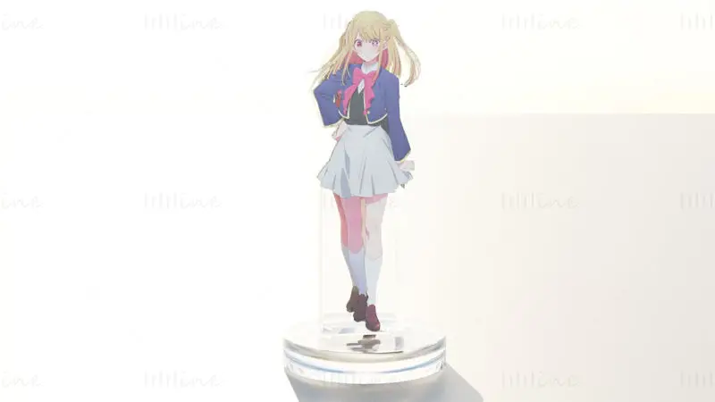 Akril állvány Ruby Hoshino - Oshi no Ko 3D modell