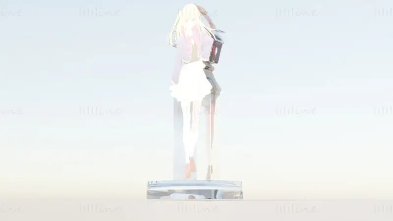 Acrylic Stand Ruby Hoshino - Oshi no Ko 3D Model