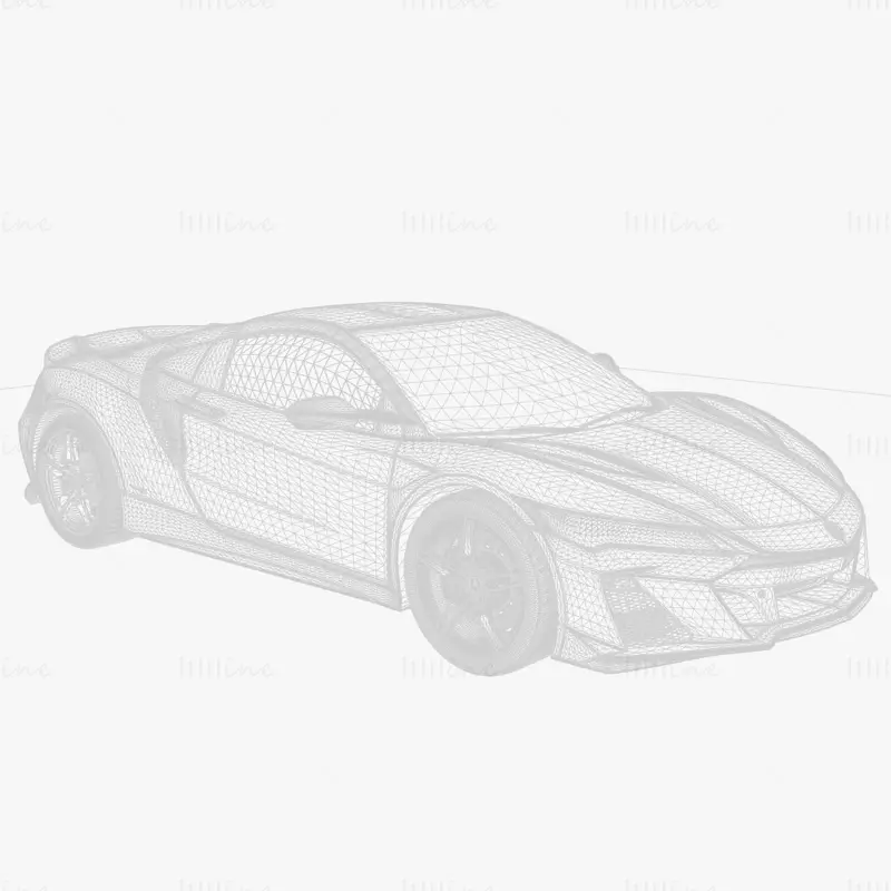 Acura NSX Type S 2022 3D Model