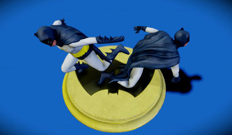 Modelul 3D Batman 1966 al lui Adam West, gata de imprimat STL