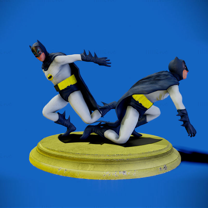 Adam Wests Batman 1966 3D-Modell bereit zum Drucken STL