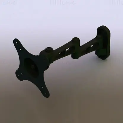 Регулируемые поворотные крепления для монитора 3D-модель для печати