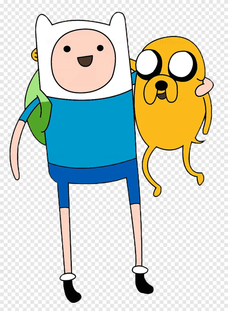 Hora de Aventuras Finn y Jake Modelo de Impresión 3D STL