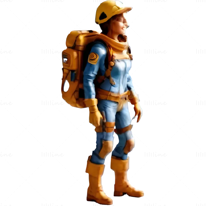 Adventurer and Space Explorer 3D Print Model Collection