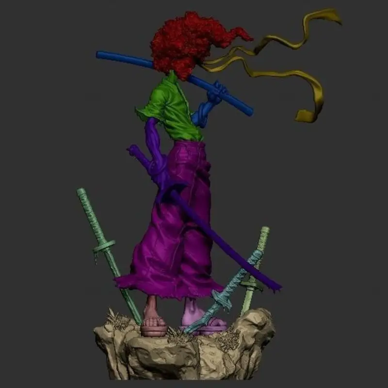 Afro Samurai 3D Model Ready to Print