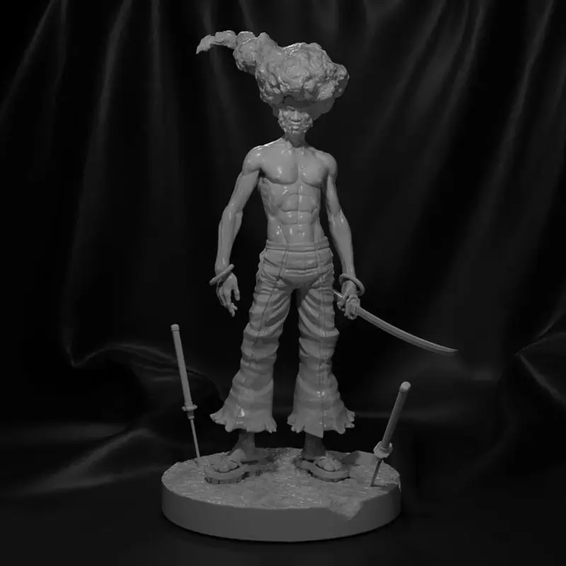 Afro Samurai 3D Print Model STL