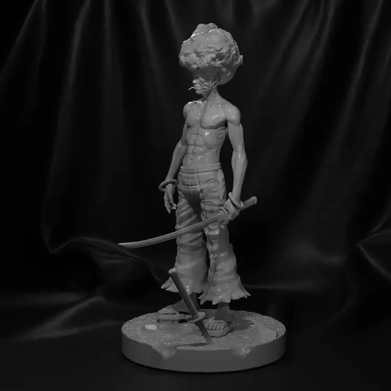 Afro Samurai 3D Print Model STL