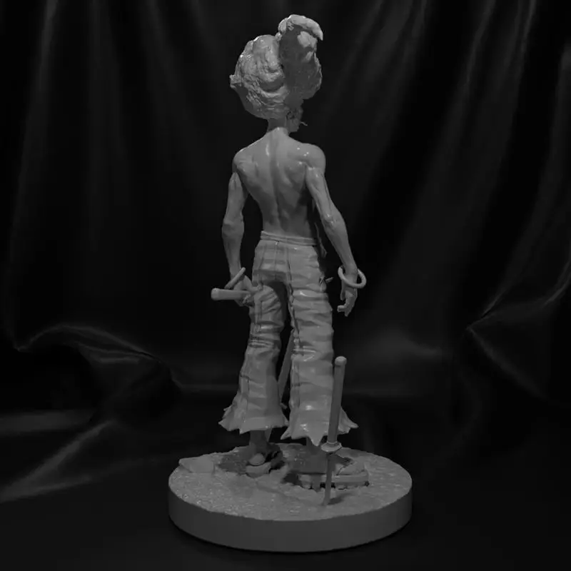 Afro Samurai 3D Print Model STL