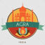 Agra City iconic elements vector eps png