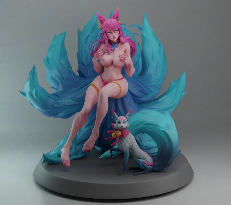 Ahri(Sprite Blossom Skin) 3D Print Model STL Files