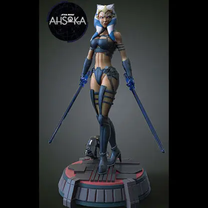 アソーカ - スターウォーズ 3D プリントモデル STL