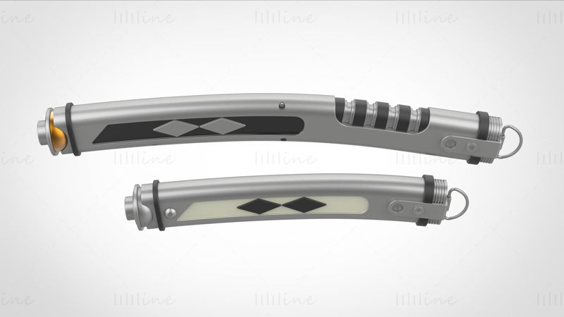 Ahsoka Tano Lightsaber 3d print model