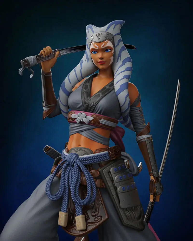 Ahsoka Tano Samurai Concept - Star Wars 3D Print Model STL