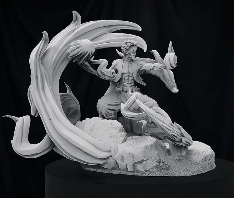 Akaza Demon Slayer 3D Printing Model STL