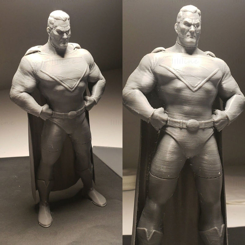 Alex Ross Superman Toy 3D Printing Model OBJ