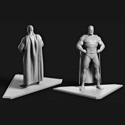 Alex Ross Superman Toy 3D Printing Model OBJ