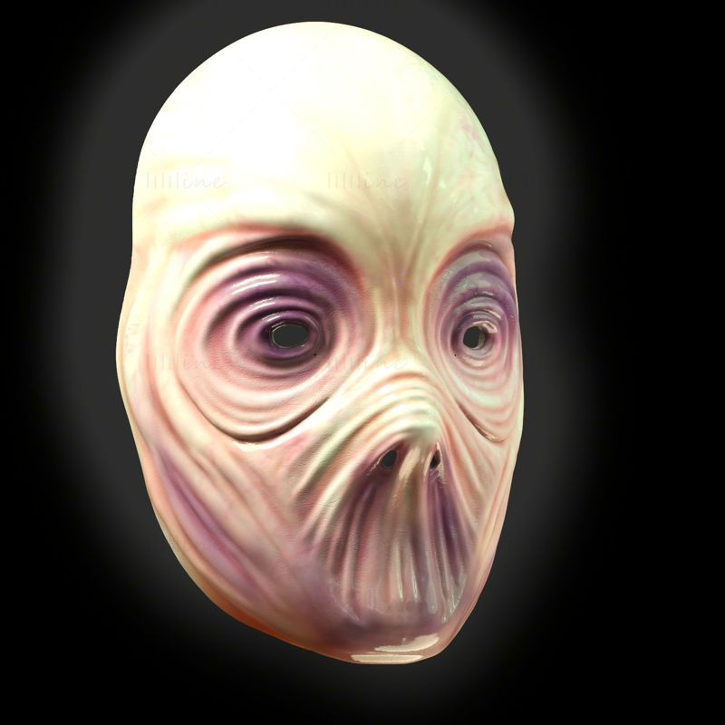 Máscara alienígena horror Modelo de impresión 3D STL