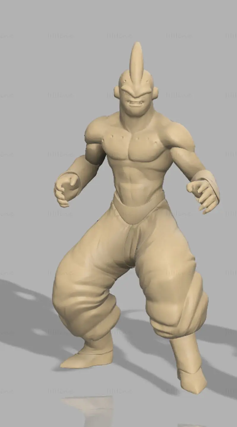 ドラゴンボールZの魔人ブウの3DプリントモデルSTLファイル