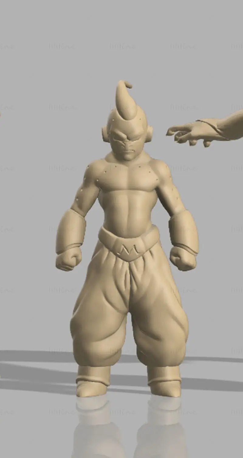 ドラゴンボールZの魔人ブウの3DプリントモデルSTLファイル