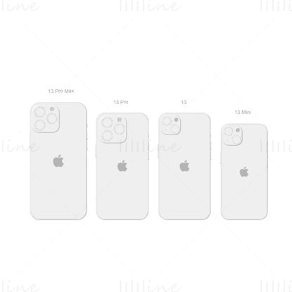 All fine 3d models of the iPhone 13
