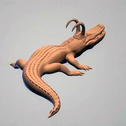 Alligator Loki 3D Printing Model STL