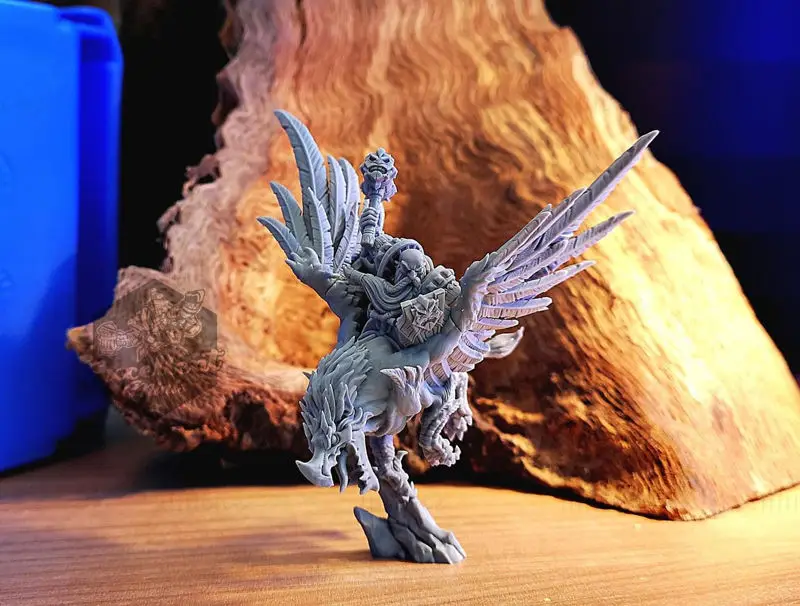 Alvar na 3D modelu Thunderbeak připravený k tisku