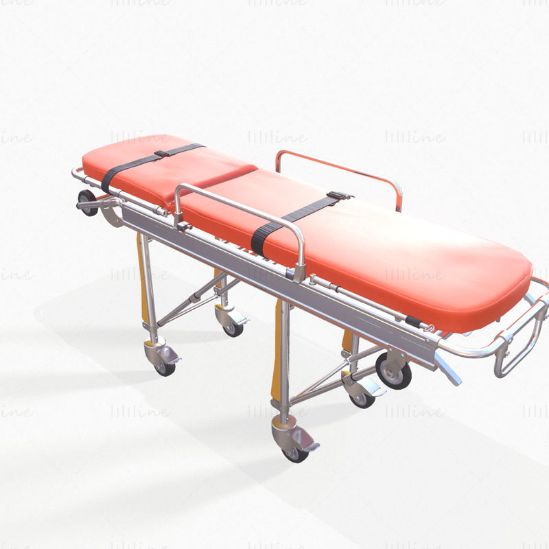 3D модел на носилка за линейка