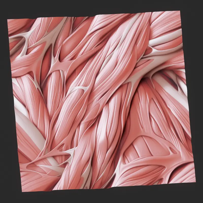 Анатомия мышц Медицинская бесшовная текстура