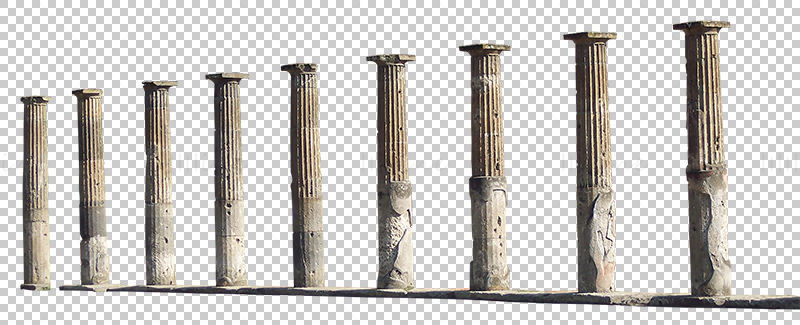 古代石柱柱子PNG